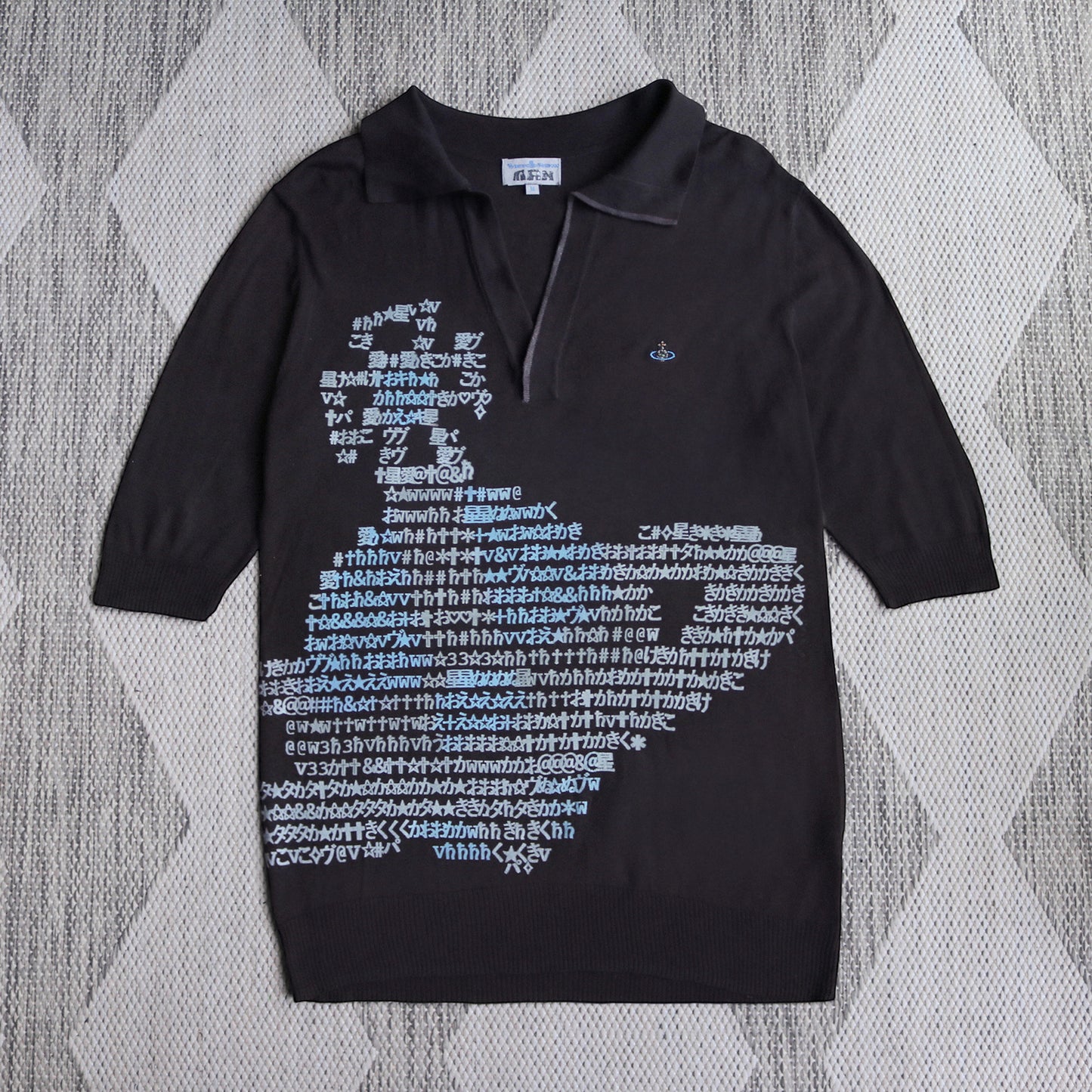 reworked Vivienne Westwood polo shirt - Size M