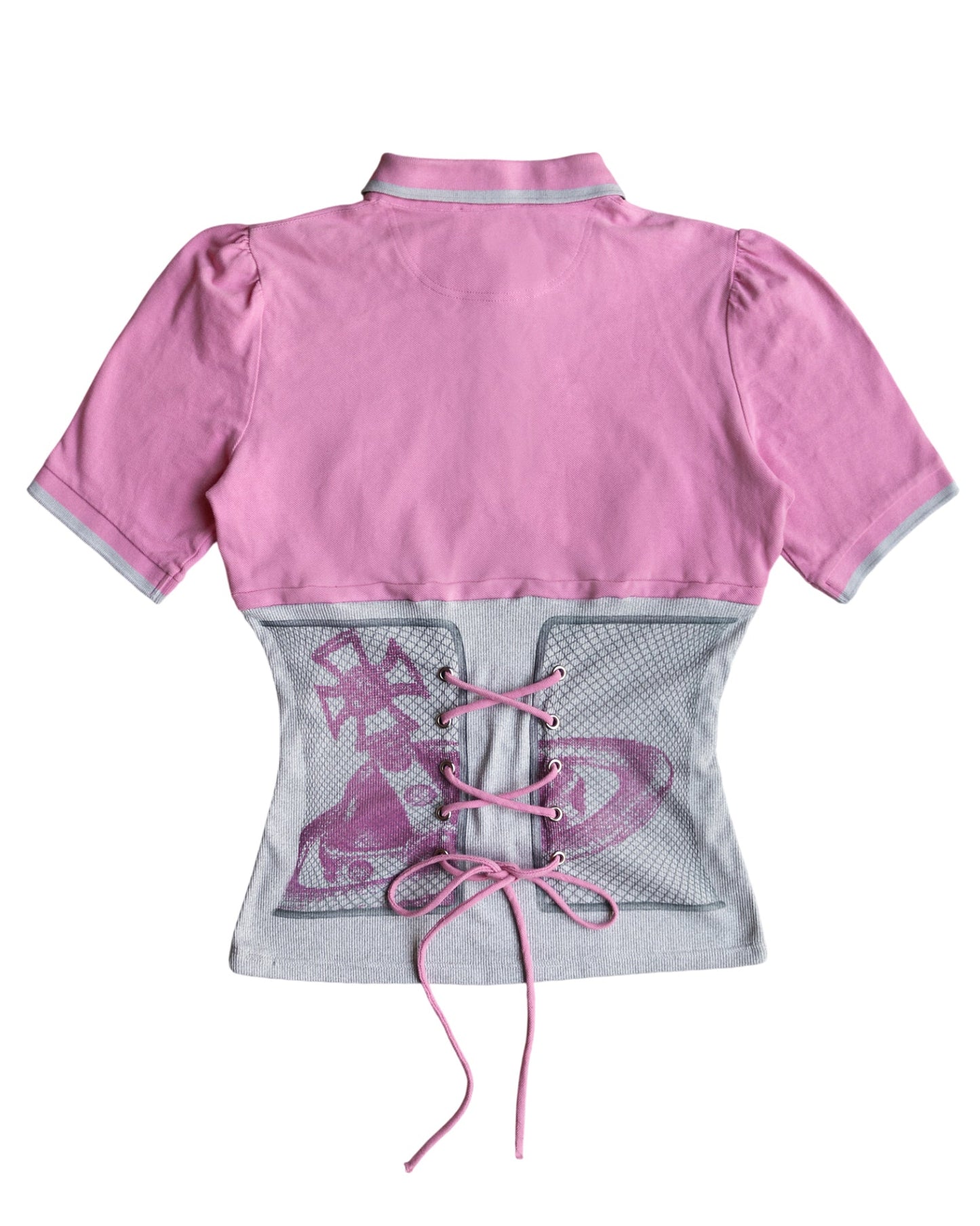 reworked Vivienne Westwood polo shirt - Size M