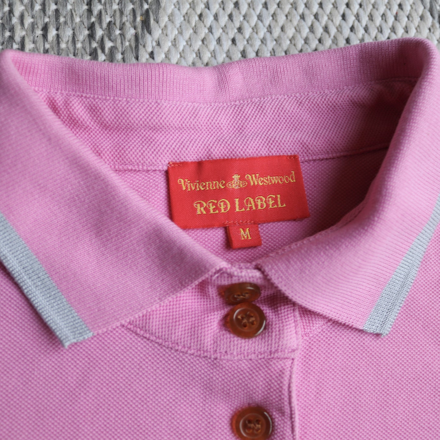 reworked Vivienne Westwood polo shirt - Size M