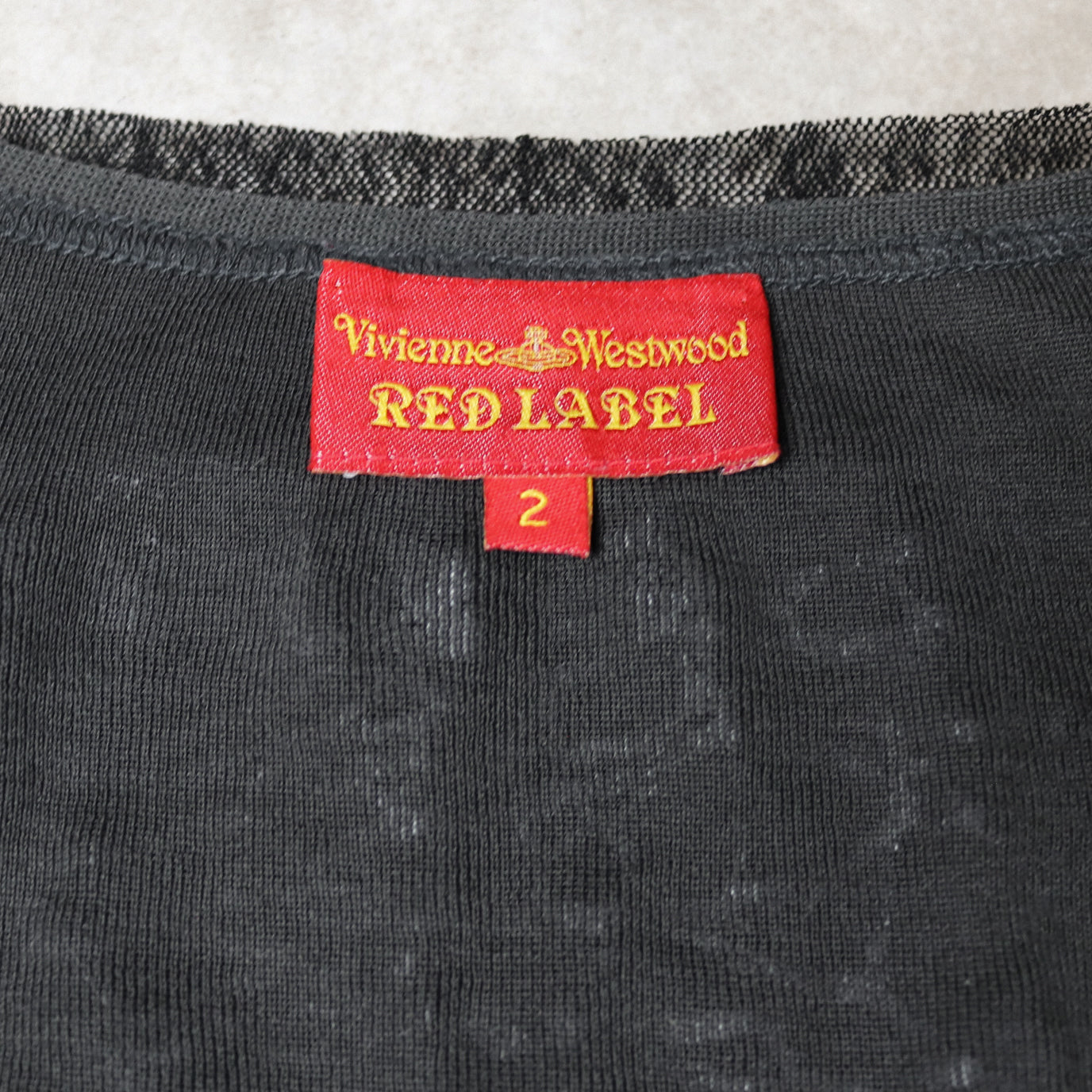 reworked Vivienne Westwood layered top - Size M