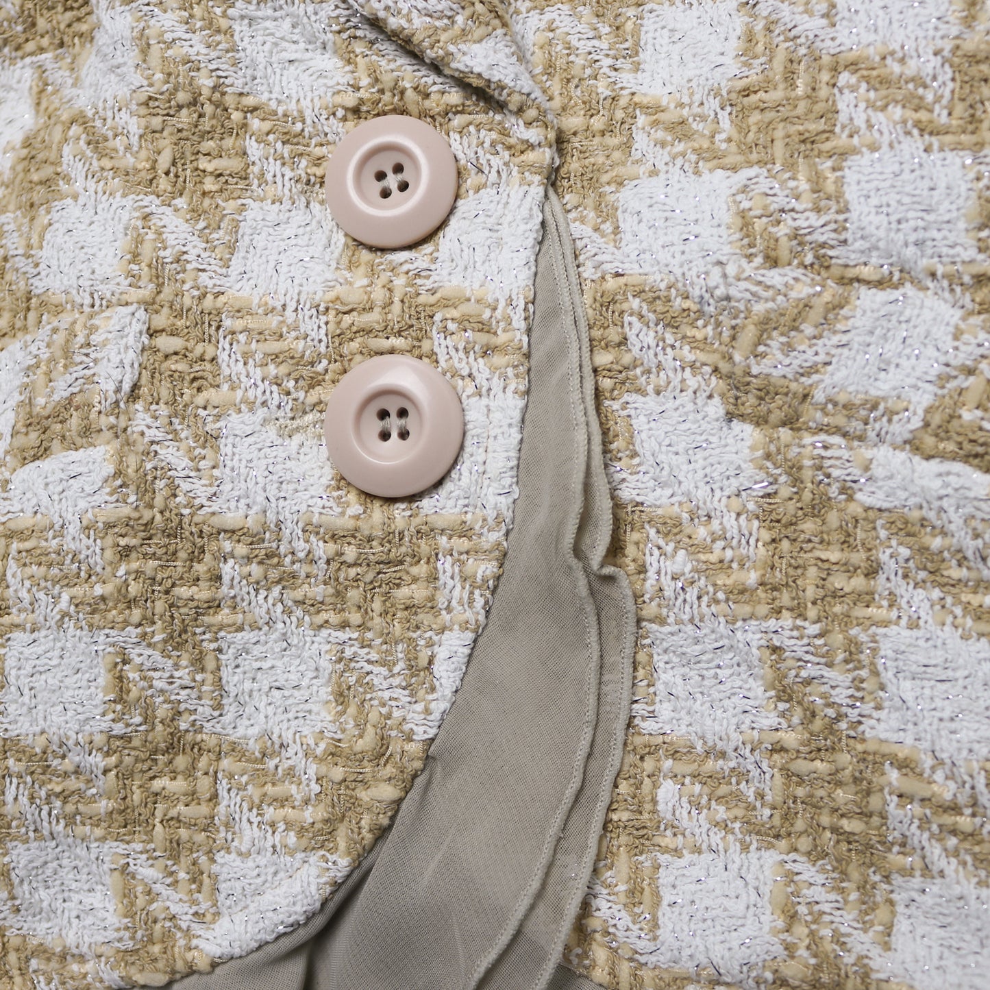 Frizz cropped tweed blazer - Size 4