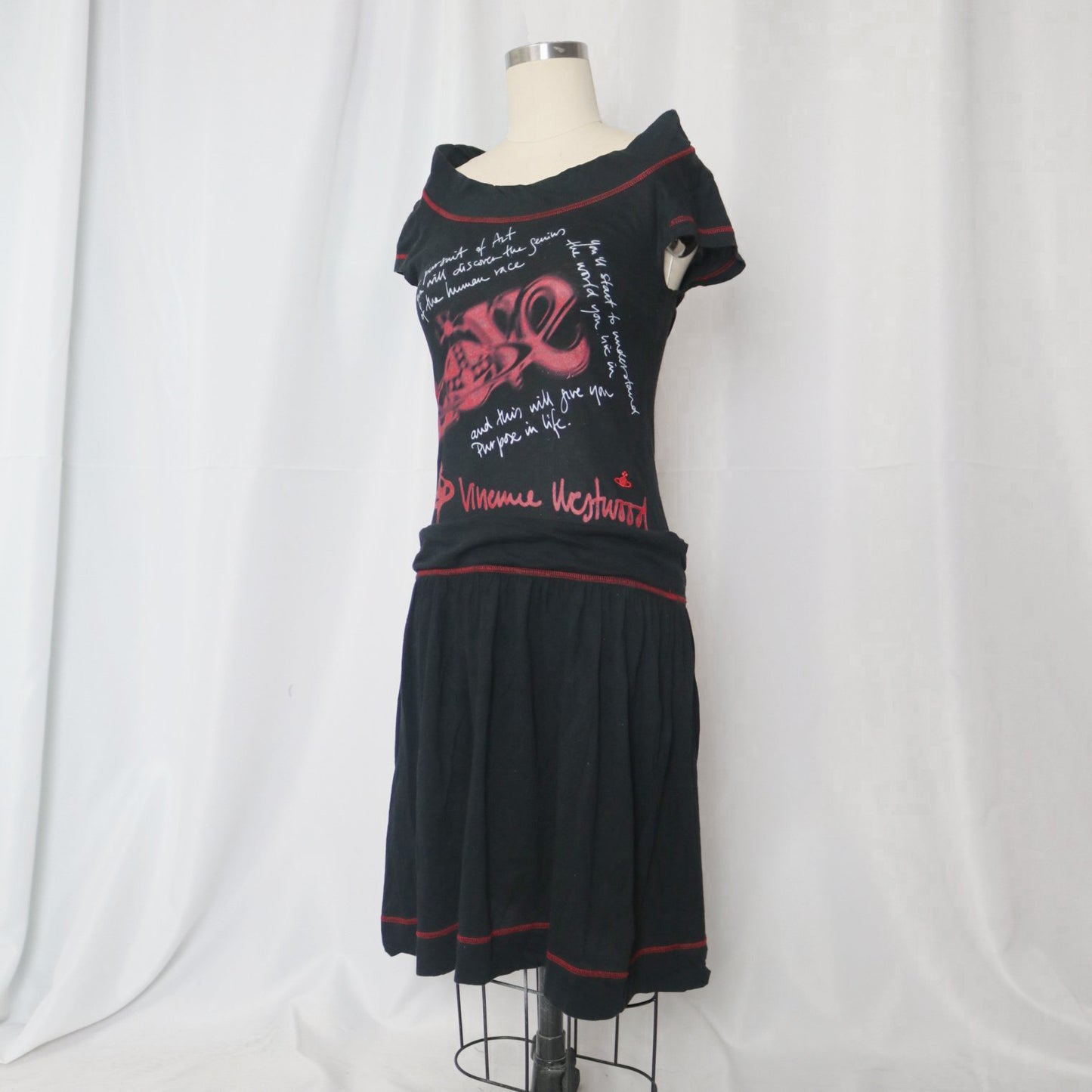 reworked Vivienne Westwood pleated dress - Size S