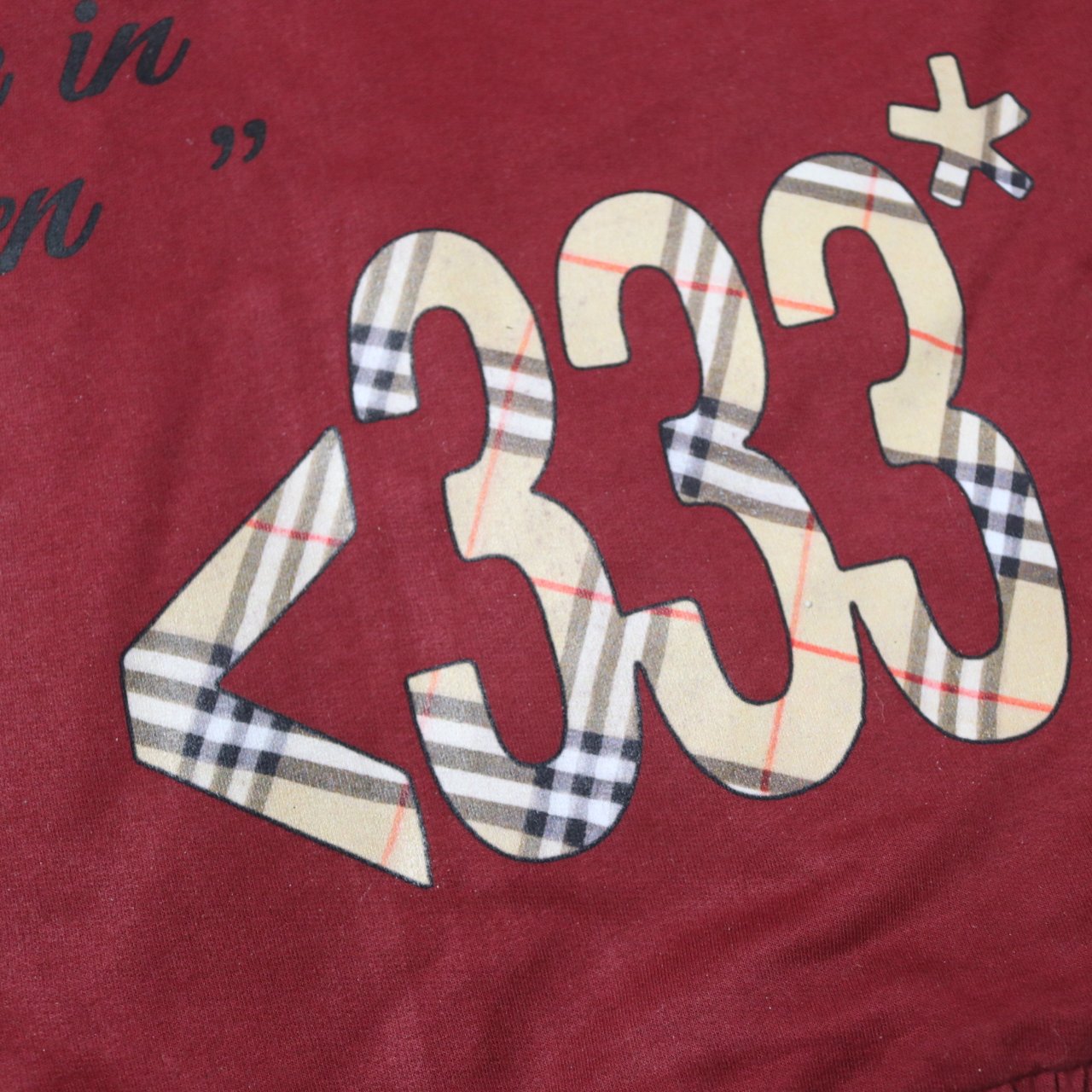 reworked Burberry studded fur trim zip hoodie - Size XL