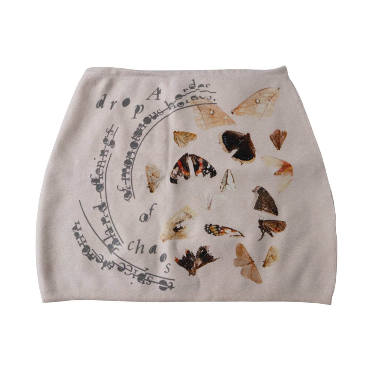 cut out knit skirt set