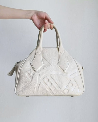 Vivienne Westwood embossed orb leather derby bag