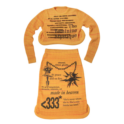 1 of 1 sculptural hem knit set