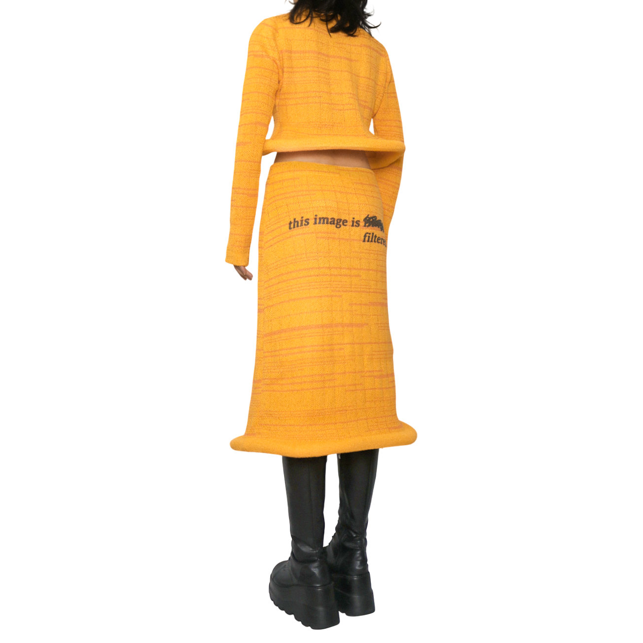 1 of 1 sculptural hem knit set