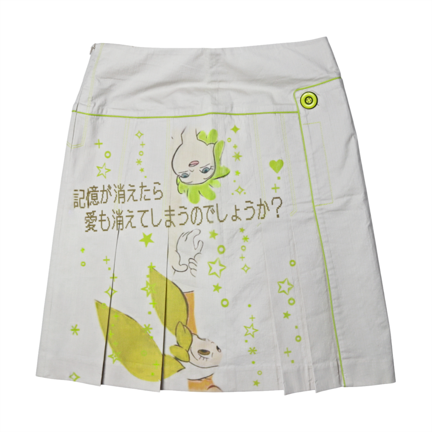 1 of 1 kaiba graphic print pleated skirt