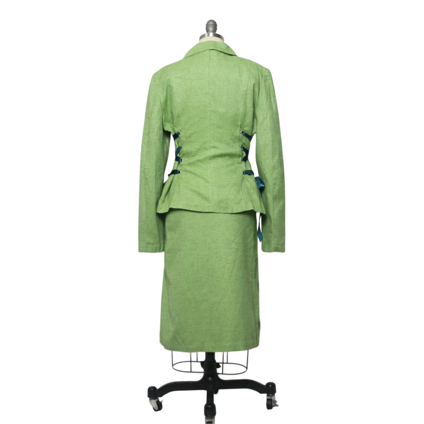 the "Paradox" jacket and skirt set