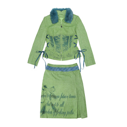 1 of 1 skirt suit "The Garden of Forking Paths" - Size 4