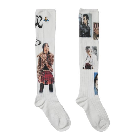 reworked Vivienne Westwood knee high socks