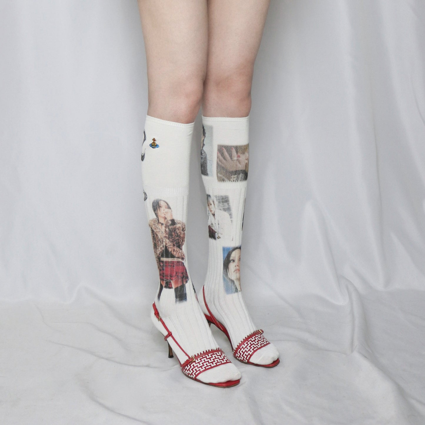 reworked Vivienne Westwood knee high socks