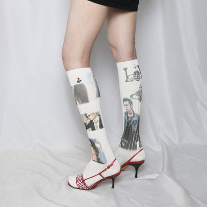 reworked Vivienne Westwood knee high socks
