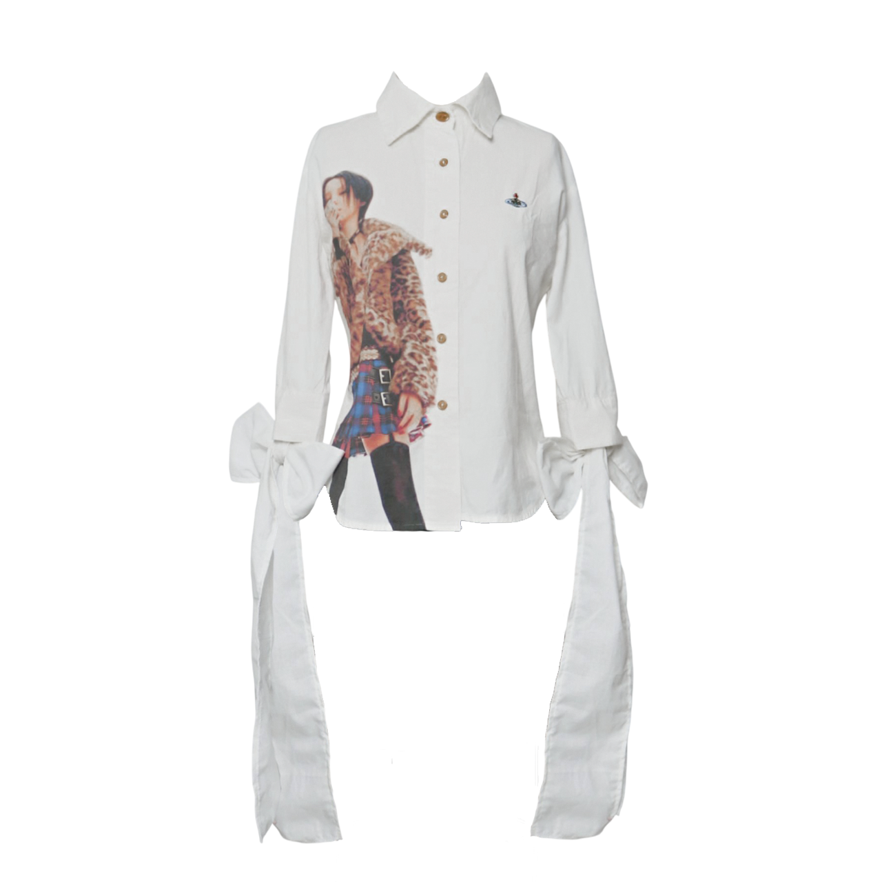 reworked Vivienne Westwood button shirt