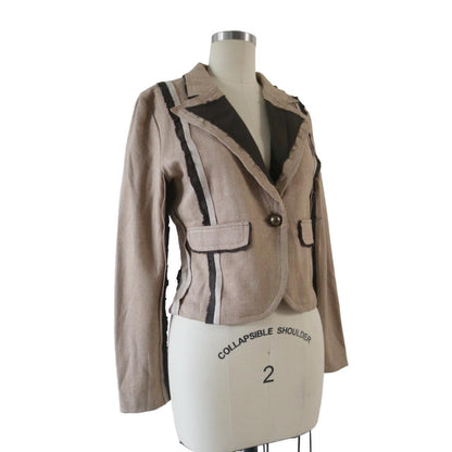 Japanese label paneled blazer jacket - Size S