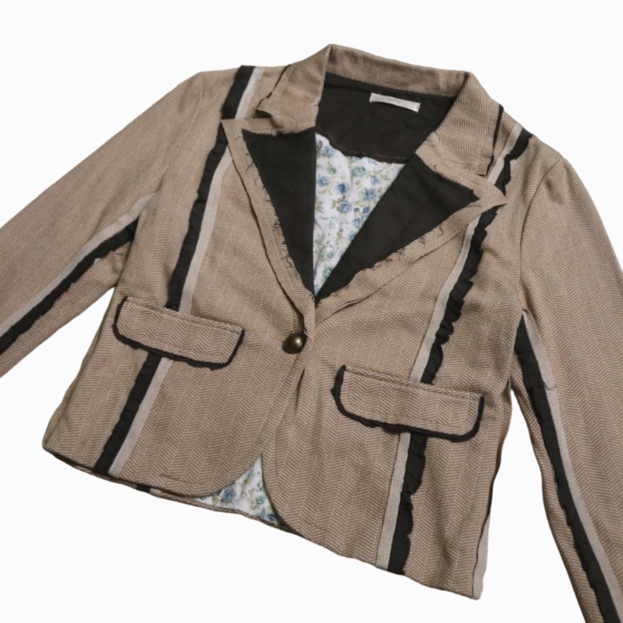 Japanese label paneled blazer jacket - Size S