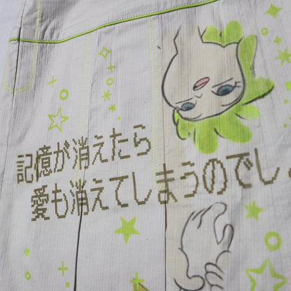 1 of 1 kaiba graphic print pleated skirt