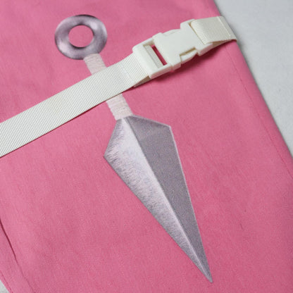 kunai graphic print two-piece set