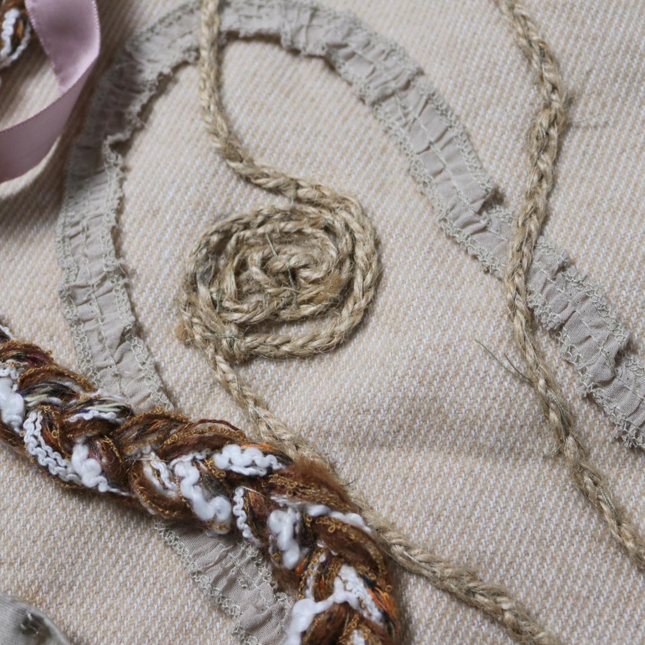 1 of 1  3D braid applique skirt