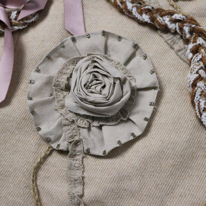 1 of 1  3D braid applique skirt