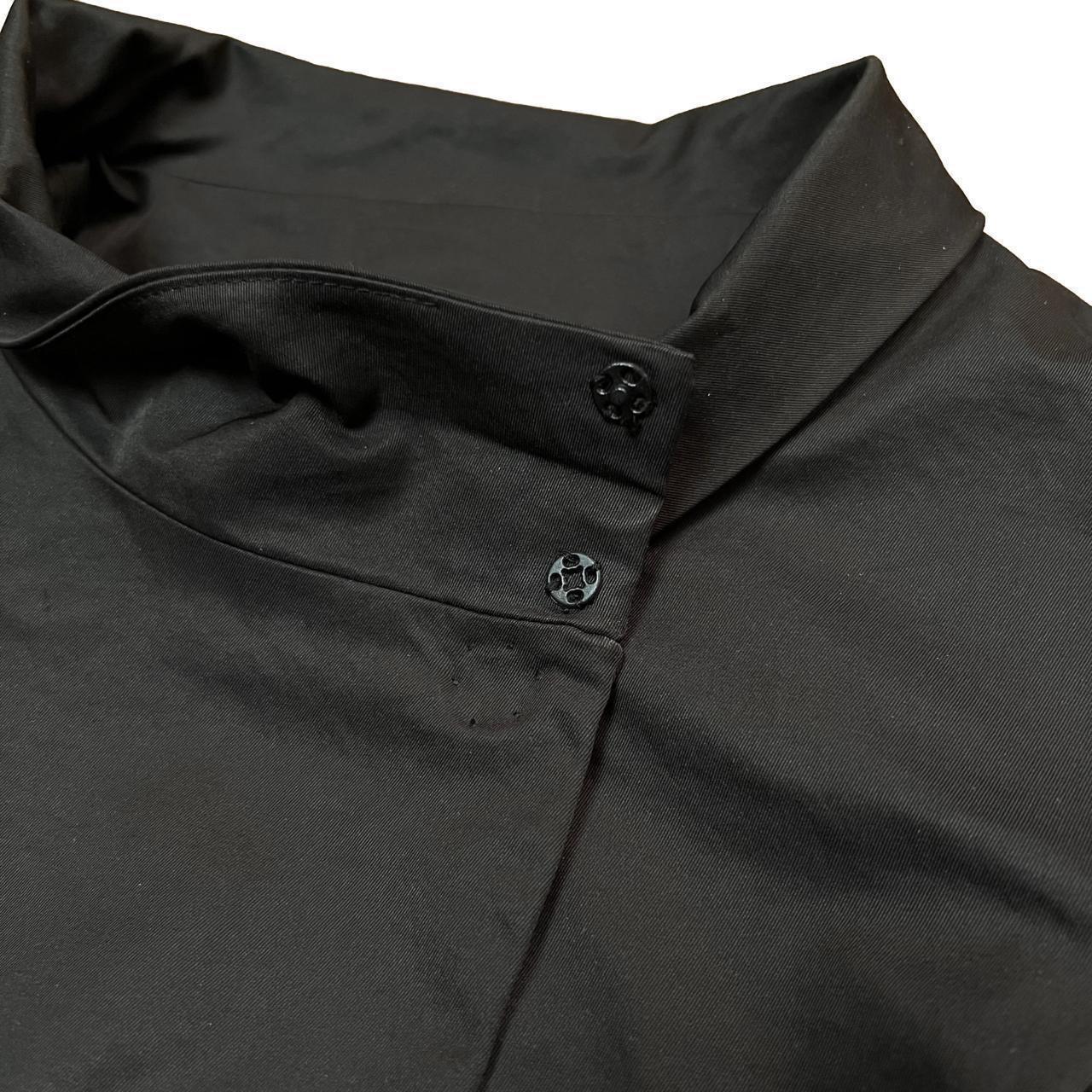 off-centre stand collar jacket