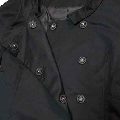 off-centre stand collar jacket