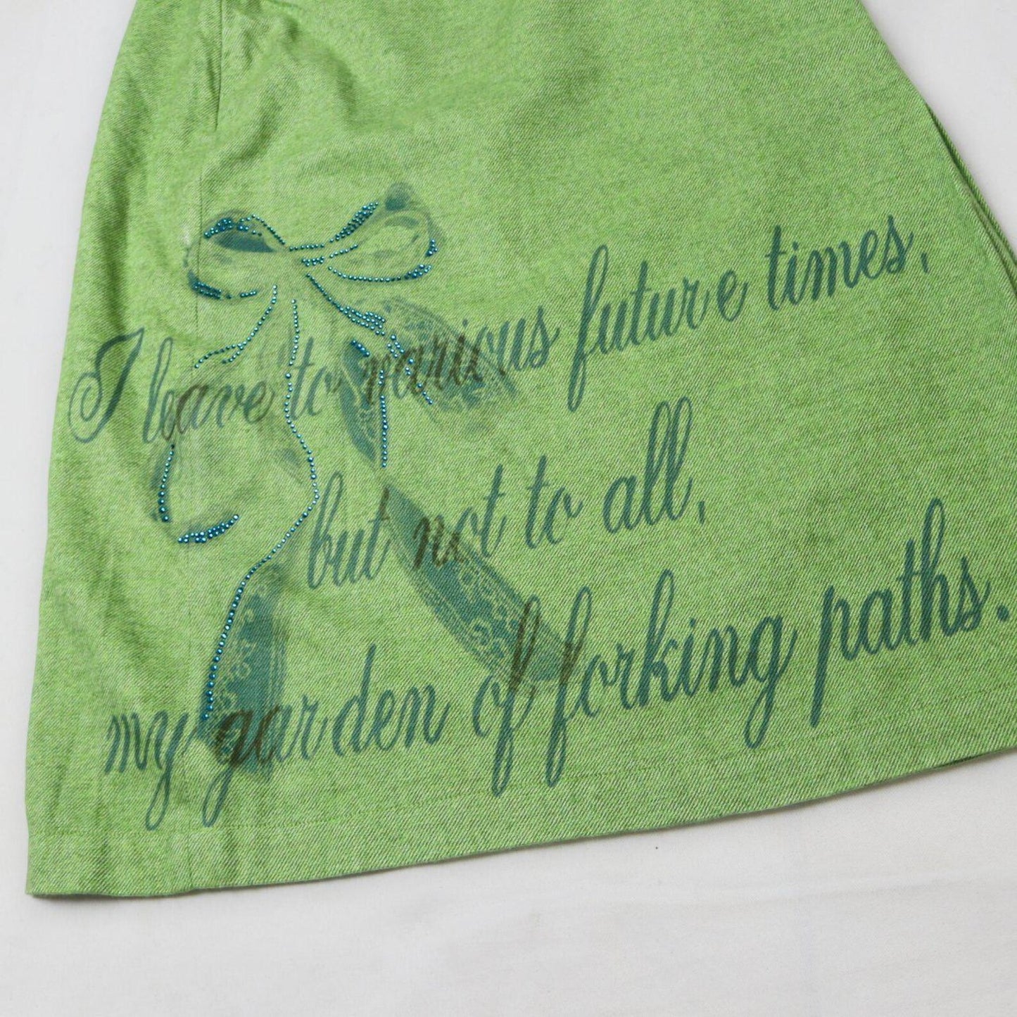 the "Paradox" jacket and skirt set