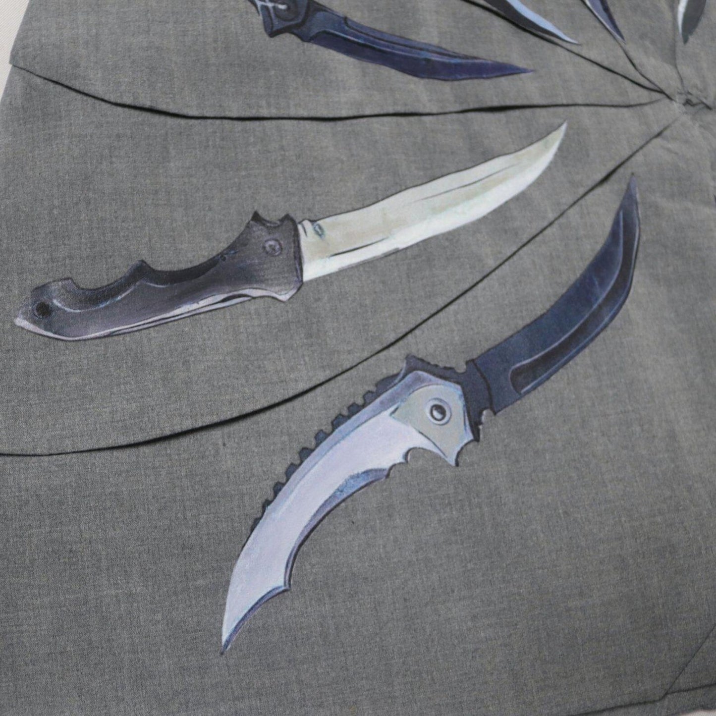 drowning knife a-line skirt