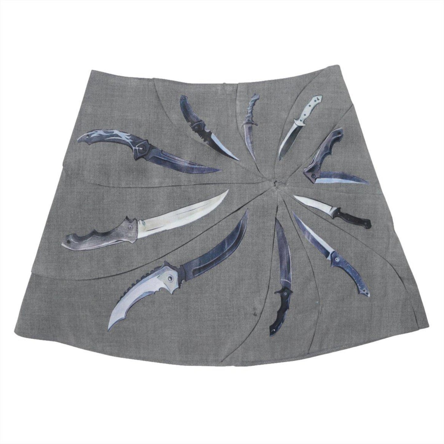 drowning knife a-line skirt