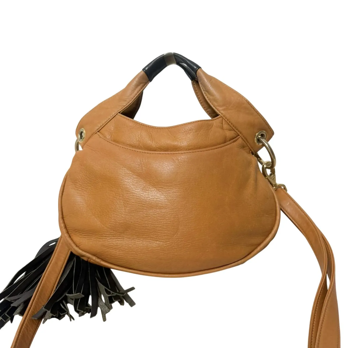 Vivienne Westwood embossed orb leather bag