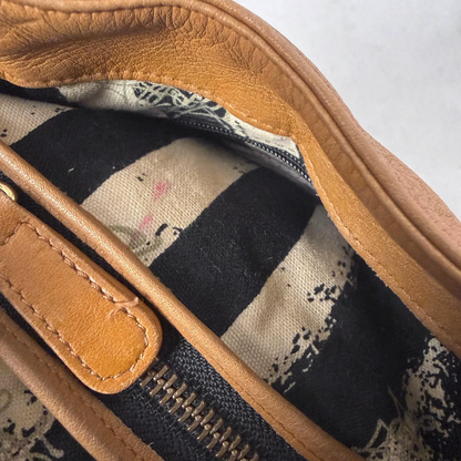 Vivienne Westwood embossed orb leather bag