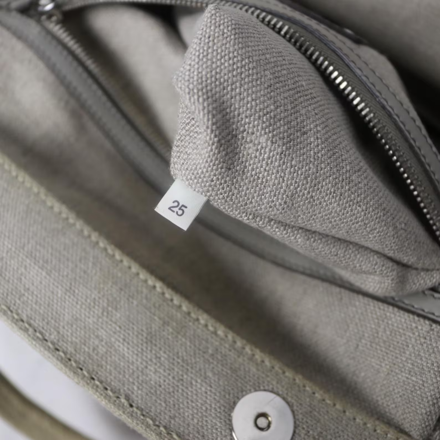 Prada canvas frame bowling bag