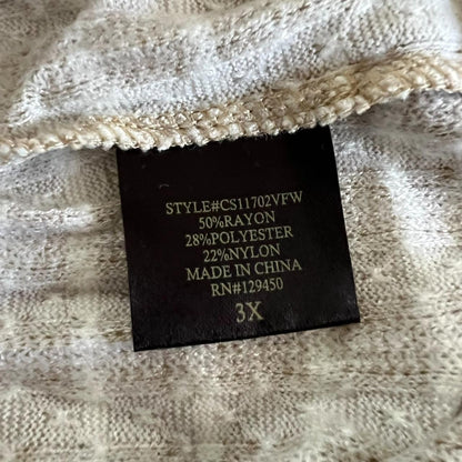 1 of 1 convertible waffle plaid sweater